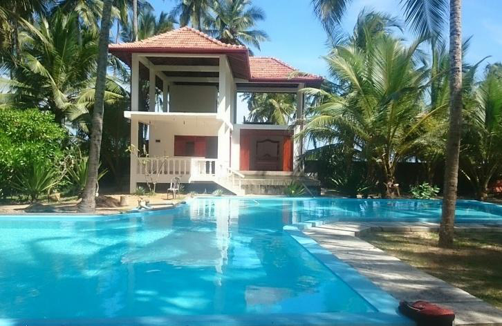 Perfect Sandy Beach Plot with 2 bedrooms villa and pool