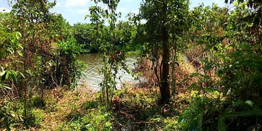 Prime elevated land with river front