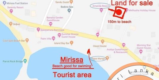 Buildable Land in Super- popular Mirissa – Great Value for Money
